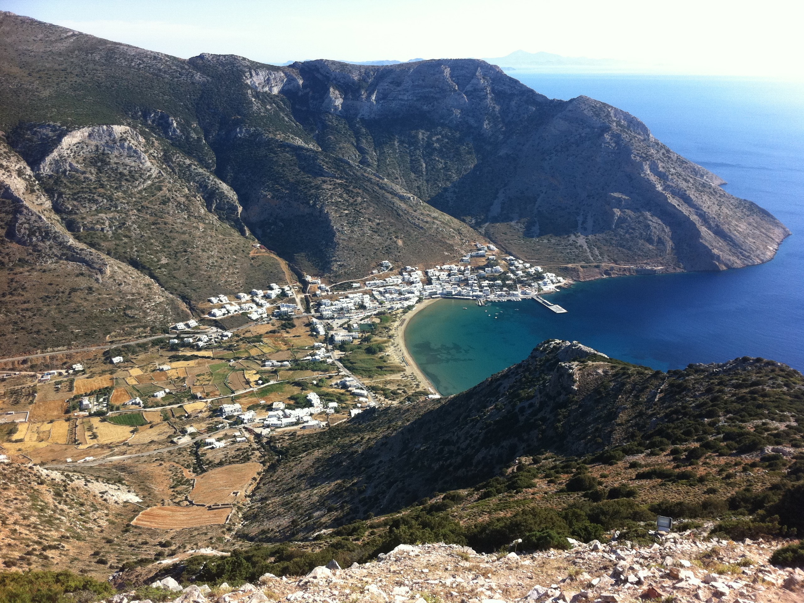 The village and bay of Kamares, Sifnos