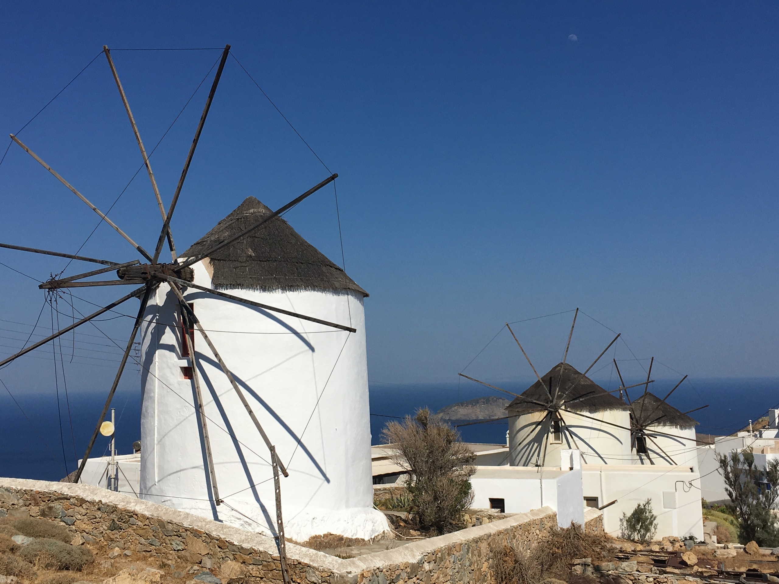Traditional windmills of Chora, Serifos