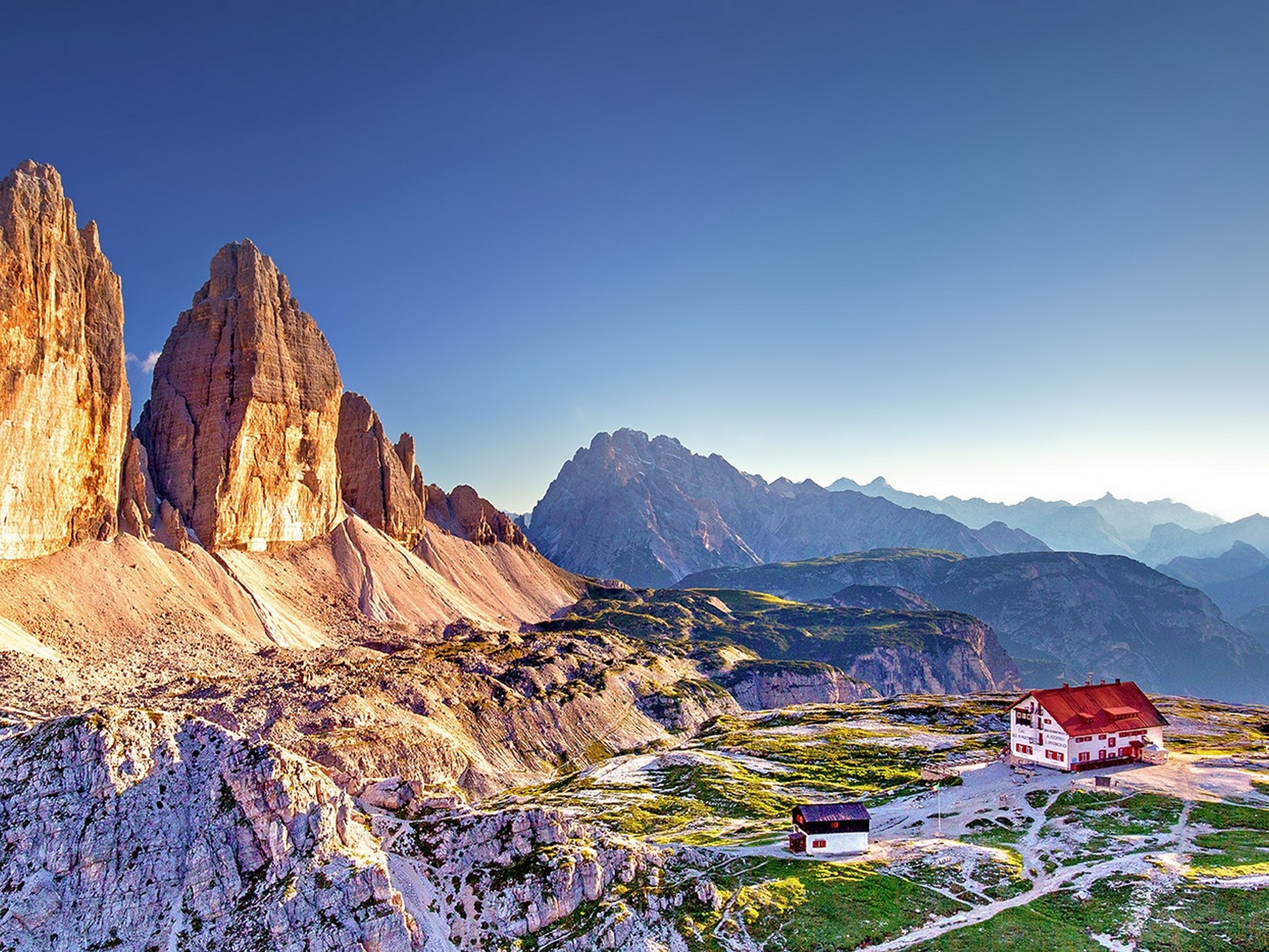 Sunset on the Tre Cime di Lavaredo