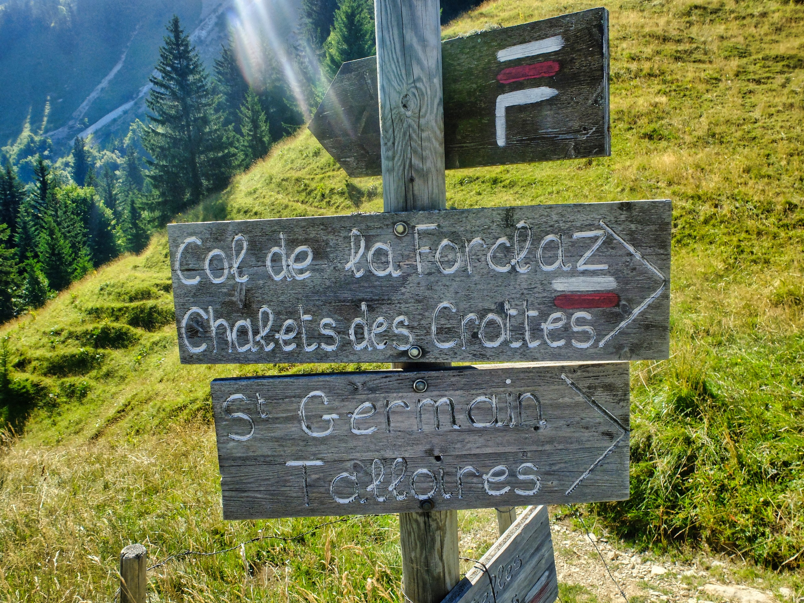 D5 - GR trail marking - Aravis - Alpes © Thomas Praire
