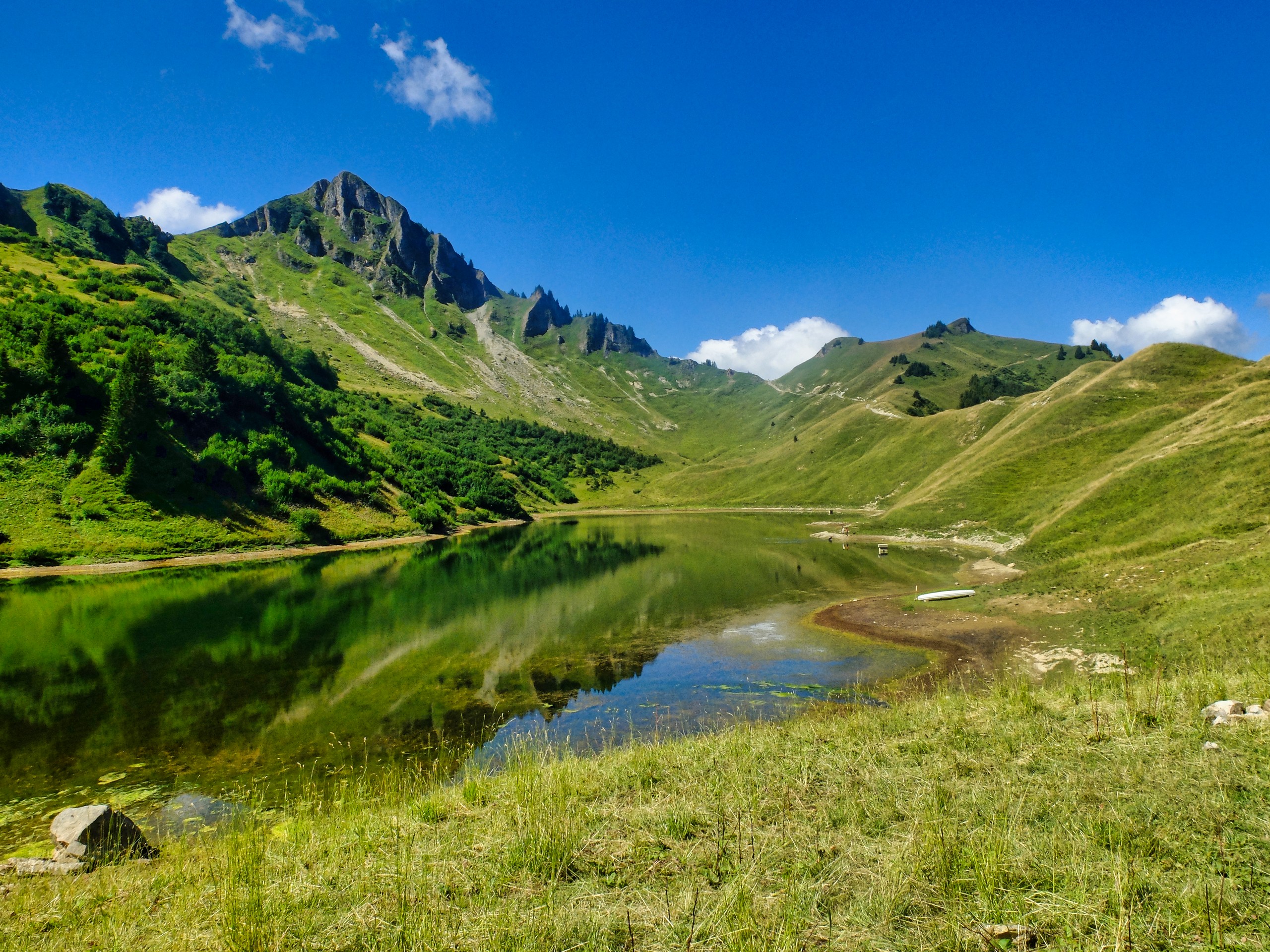 D4 - Lessy's lake - Jallouvre peak - Aravis - Alpes © Thomas Praire