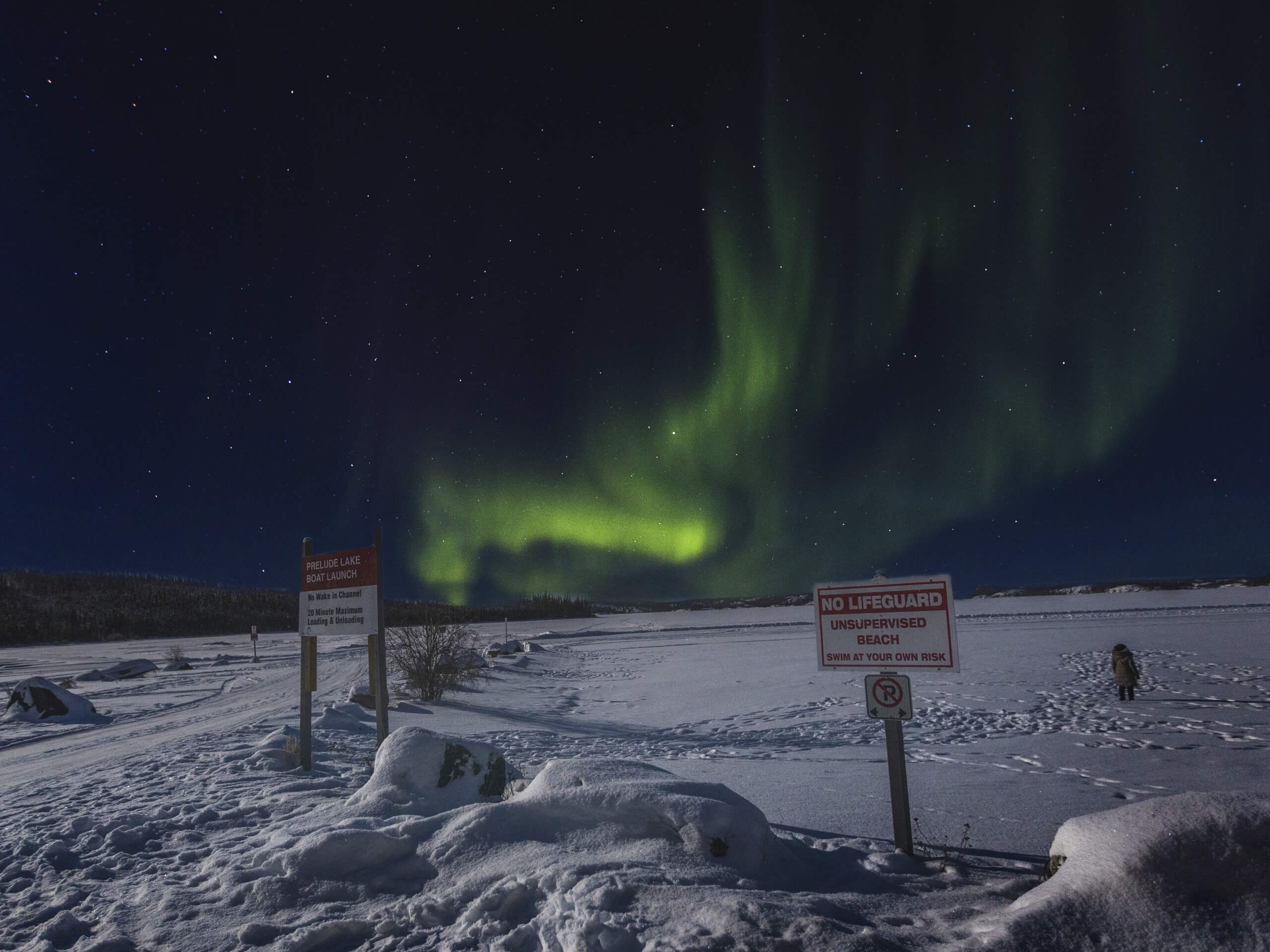 Northern Lights in remote Northwest Territories-0