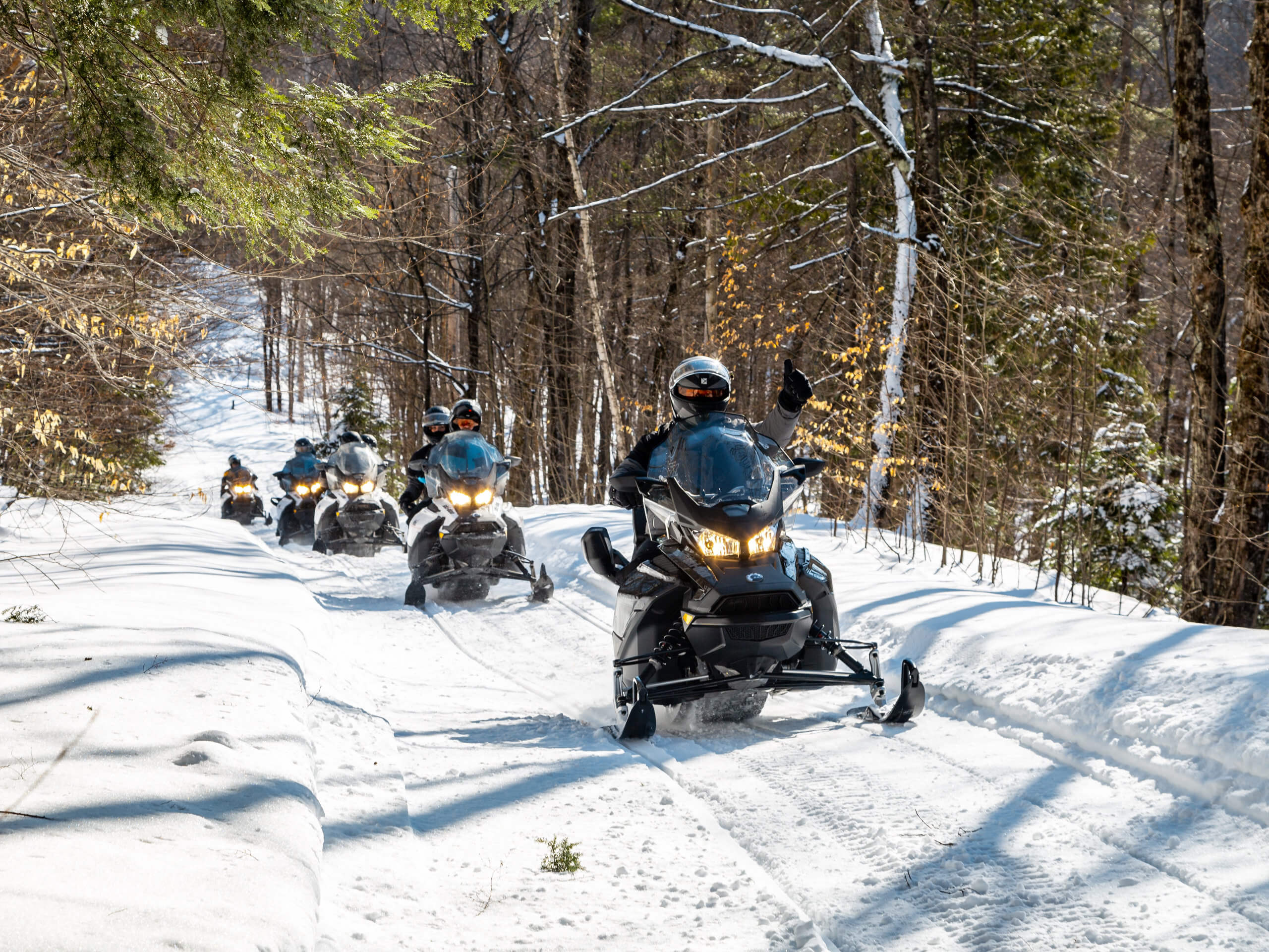 3-Day Snowmobile Tour in Laurentians-6